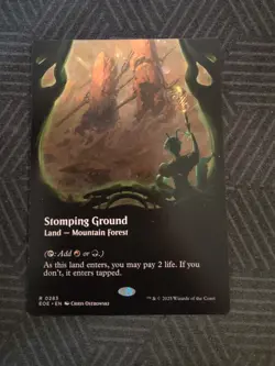 mtg stomping ground borderless edge of eternities - Image 1