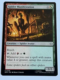 Spider Manifestation 148 MTG Marvels Spider-Man 2025 Near Mint Non Foil - Image 4
