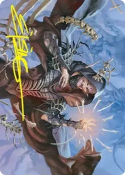 1x Art Series (56/81) Gold Signature - Valentin, Dean of the Vein MTG Strixhaven - Image 1