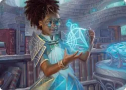 1x Art Series (46/81) - Zimone, Quandrix Prodigy MTG Strixhaven: School of Mages - Image 1