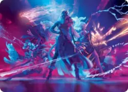 1x Art Series (35/81) - Prismari Command MTG Strixhaven: School of Mages NM Magi - Image 1