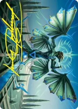 1x Art Series (60/81) Gold Signature - Tanazir Quandrix MTG Strixhaven: School o - Image 1