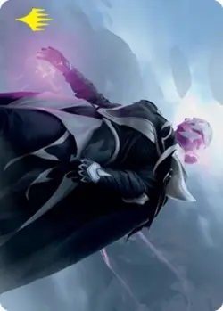 1x Art Series (10/81) PLANESWALKER STAMP - Oriq Loremage MTG Strixhaven: School - Image 1