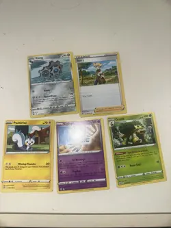 5 Miscut pokemon error cards alignment dots misprint etc pachirisu - Image 1