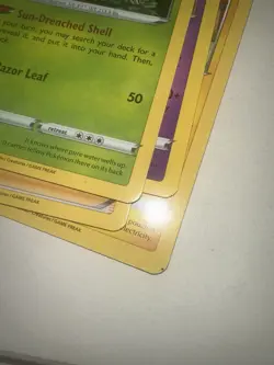 5 Miscut pokemon error cards alignment dots misprint etc pachirisu - Image 2