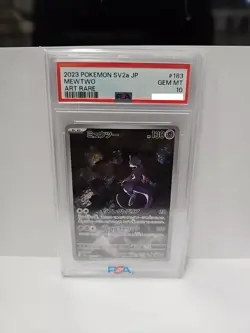 Japanese Pokemon 151 SV2a Mewtwo AR 183/165 Art Rare PSA 10 Gem Mint - Image 1