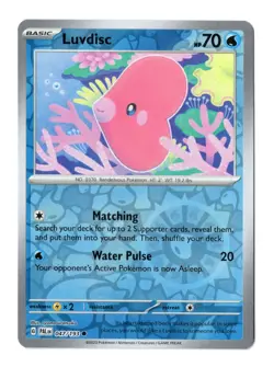 Pokemon - Luvdisc 047/193 - Reverse Holo - Paldea Evolved - NM/M - Image 1