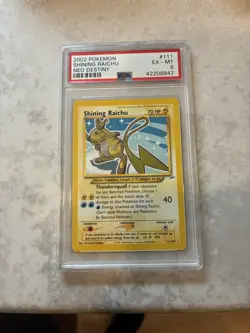 PSA 6 Shining Raichu #111 2002 Pokemon Neo Destiny - Image 1