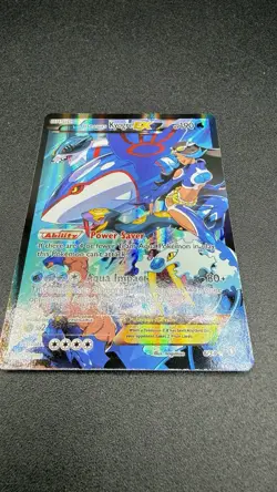 Pokemon Team Aqua's Kyogre EX 6/34 Double Crisis Holo Beautiful Copy! See Photos - Image 2