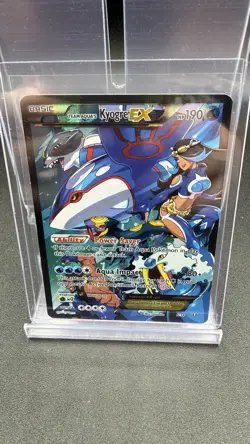 Pokemon Team Aqua's Kyogre EX 6/34 Double Crisis Holo Beautiful Copy! See Photos - Image 5