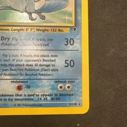Pokemon Articuno Legendary Collection Holo 2/110 Holo Rare NM - Image 5