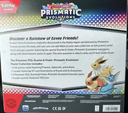 Pokemon TCG Prismatic Evolutions Poster Collection Box - Image 1