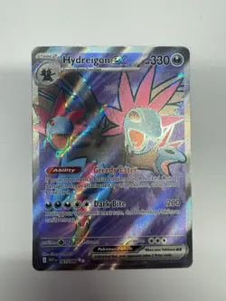 Hydreigon EX 161/086 Full Art Ultra Rare Scarlet & Violet: White Flare Pokemon - Image 1