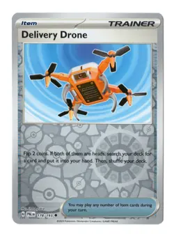 Pokemon - Delivery Drone - 178/193 - Reverse Holo - Paldea Evolved - NM/M - Image 1