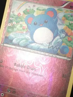 Pokemon TCG Marill 76/114 Reverse Holo Common XY Steam Siege NM - Image 2