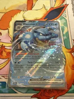 Blastoise Ex Stellar Crown Stamp 030/142 Pokemon Pokemon TCG Promo Scarlet Viole - Image 1