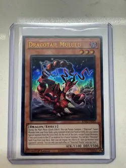 Dracotail Mululu (JUSH-EN005) YuGiOh! Justice Hunters Ultra Rare 1st Edition - Image 1
