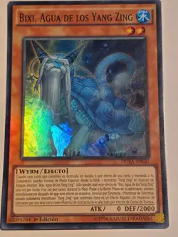 Bixi, Water of the Yang Zing●YUGIOH●DUEA●SUPER RARE●SPANISH●2014●1st ED●B719 - Image 1