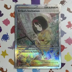 Pokemon TCG Erika's Invitation Scarlet Violet-151 Card 203/165 Secret Rare - Image 1
