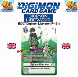 DIGIMON CARD GAME EX-07 DIGIMON LIBERATOR (P-151) Legend Pack 2024 ENGLISH NM - Image 1