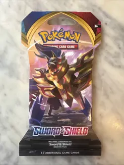 Brand New Pokemon TCG Sword And Shield Base Series 10 Card Booster Pack 2020 - Image 1