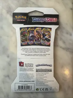 Brand New Pokemon TCG Sword And Shield Base Series 10 Card Booster Pack 2020 - Image 2