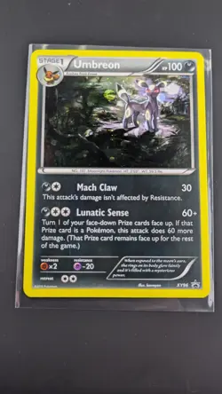 Pokemon TCG Umbreon Black Star Promo XY96 Cosmos Holo Promo Card LP (1) - Image 1