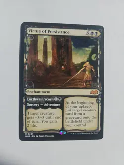 Magic the Gathering Virtue of Persistence #281 Wilds of Eldraine Showcase Card - Image 1