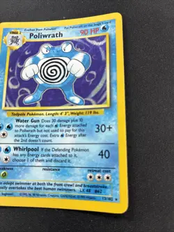 Pokemon Card Poliwrath 13/102 Base Set Holo Rare 1999 WOTC 💎LP💎 - Image 3