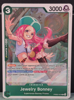 Jewelry Bonney PRB-02 PRB02-004 Foil Rare The Best Vol 2 One Piece Card NM TCG - Image 1