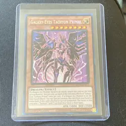 Galaxy-Eyes Tachyon Primal Yu Gi Oh Card MTZM-EN011 - Image 1