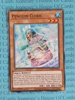 BODE-EN026 Penguin Cleric Yu-Gi-Oh Card 1st Edition New - Image 1
