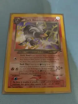Dark Houndoom 7/105 Neo Destiny Holo LP Pokemon Trading Card - Image 2
