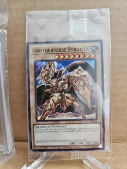 YUGIOH ANOTHERVERSE STRATIOS (SR) Super Rare YCS Prize Card 25YC-EN001 + Case! - Image 1
