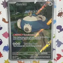 Sealed Pokemon TCG Scarlet & Violet ETB Promo Card 051 Snorlax NM - Image 3