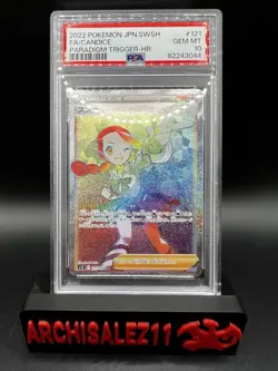 PSA 10 CANDICE 121/098 - POKEMON S12 PARADIGM TRIGGER RAINBOW RARE JAPANESE CARD - Image 1