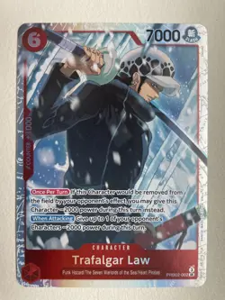 Trafalgar Law PRB02-002 One Piece Card the Best Vol. 2 English Edition NM - Image 1
