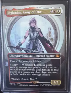 Lightning Army of One, Magic the Gathering Final Fantasy XIII #320 non-foil MTG - Image 1