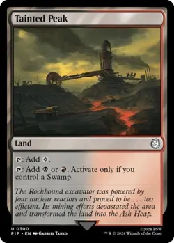 Tainted Peak - Near Mint MTG Universes Beyond: Fallout - Image 1