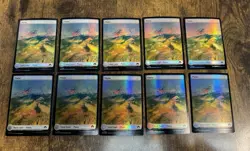 50x FULL ART FOIL Basic Land Set Modern Horizons 3 MTG MH3 10/ea Pack Fresh - Image 2