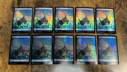 50x FULL ART FOIL Basic Land Set Modern Horizons 3 MTG MH3 10/ea Pack Fresh - Image 3