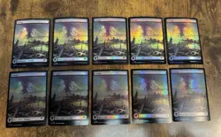50x FULL ART FOIL Basic Land Set Modern Horizons 3 MTG MH3 10/ea Pack Fresh - Image 4