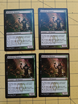 4x - Deathrite Shaman - #213 - Return to Ravnica - LP/PLD MTG - full playset - Image 1
