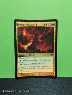 FOIL Hellkite Overlord / Oberherr der Hollendrachen - MTG Magic - Image 1