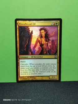 FOIL Bloodbraid Elf / Blutzopf-Elf - MTG Magic - Image 1