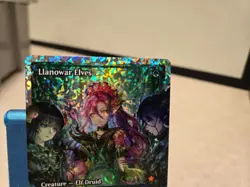 MtG Foudations Special Guest LLANOWAR ELVES FRACTURE FOIL 0439 - Image 2
