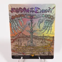 Shadow of the Enemy Borderless Poster Foil Universe Beyond LoTR MTG NM See Video - Image 3