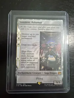 MTG Summon: Bahamut Regular Card Final Fantasy Magic the Gathering - Image 1