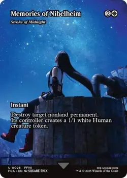 MTG English Memories of Nibelheim - Stroke of Midnight (Showcase) NM Foil - Image 1