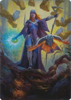 1x Art Series (29/81) - Kasmina, Enigma Sage MTG Strixhaven: School of Mages NM - Image 1